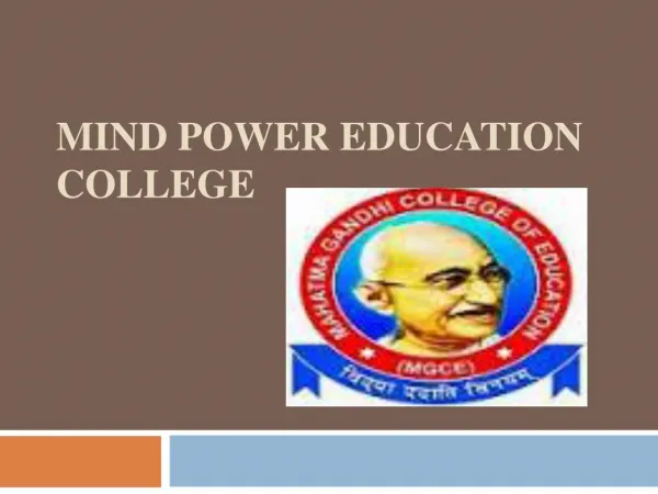 Admission Open in B.Ed. College