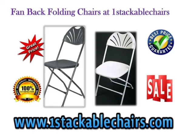 Fan Back Folding Chairs at 1stackablechairs