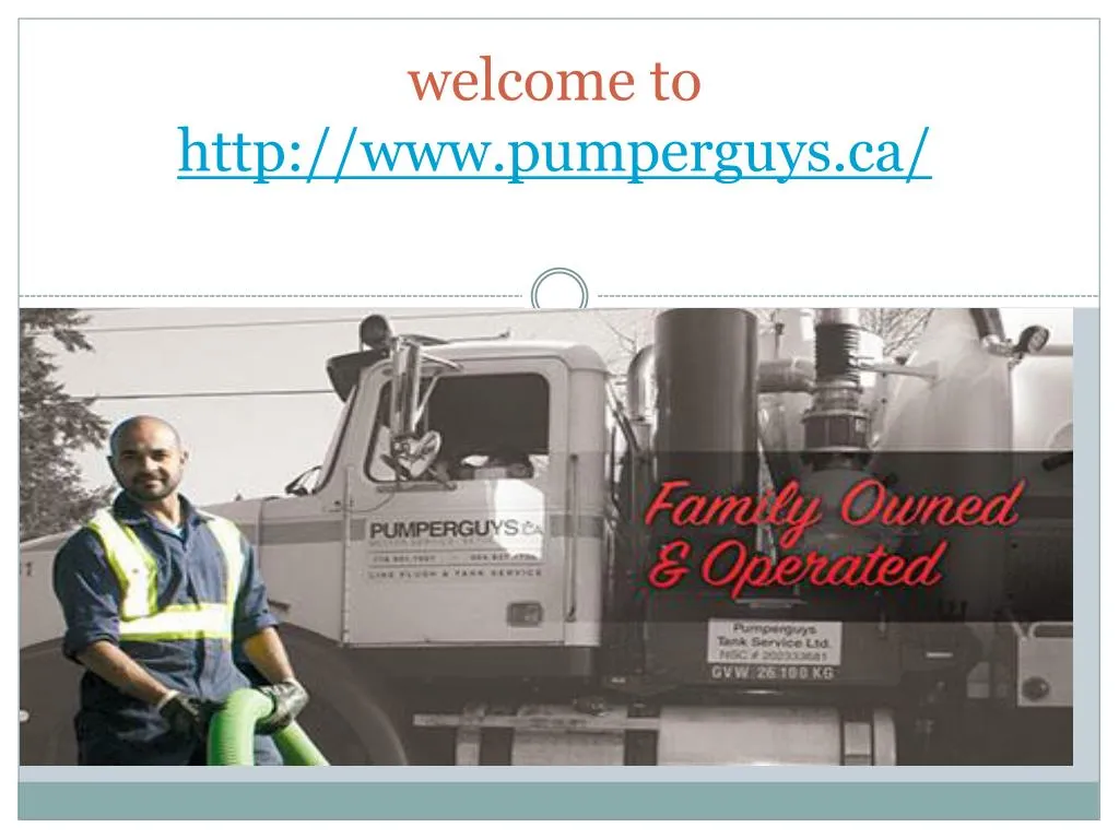welcome to http www pumperguys ca