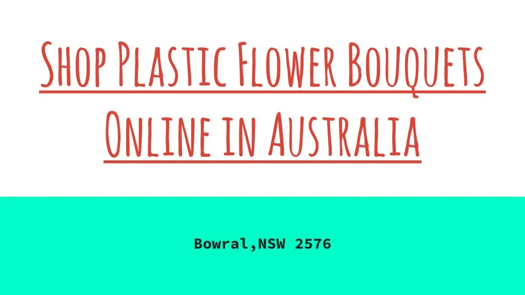 shop plastic flower bouquets online in australia