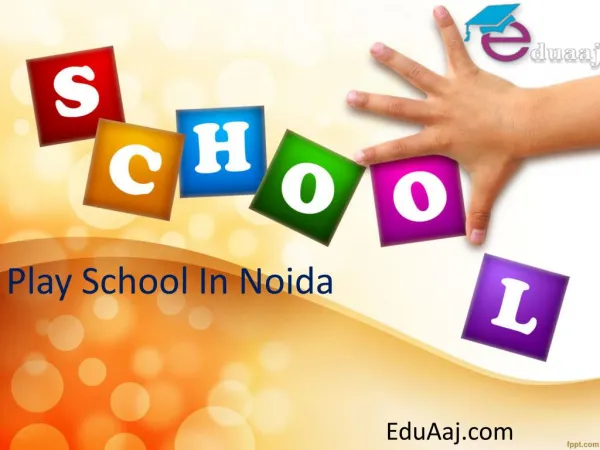 Play School In Noida