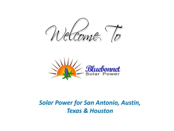 San Antonio Solar Power