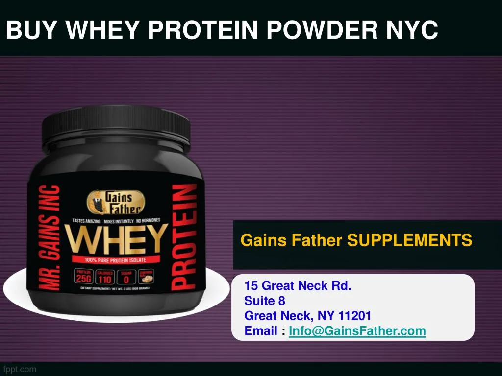 buy whey protein powder nyc
