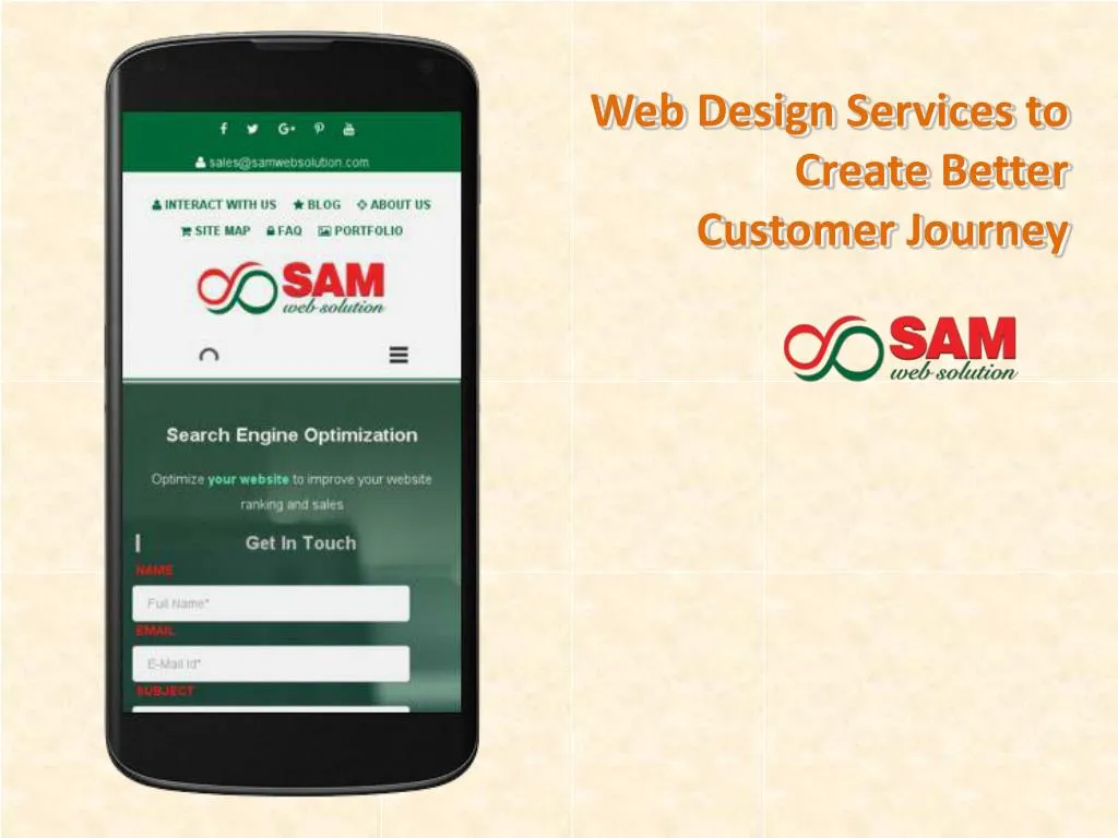 web design services to create better customer journey