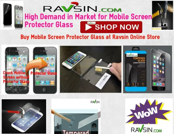 High Demand in Market for Mobile Screen Protector Glass