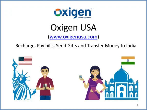 Oxigen USA – Recharge, Pay Bills, Send Gifts, and Transfer Money to India