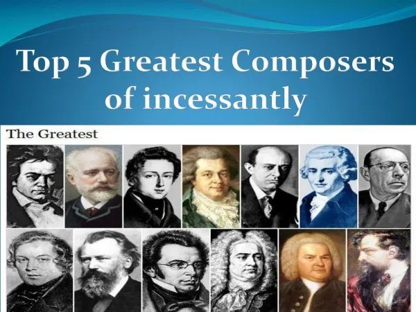 Steven Catalfamo - Greatest Composers of incessantly