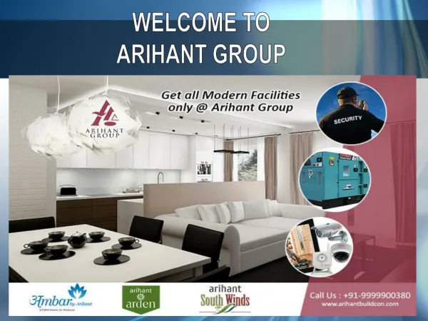 Arihant Group Offer Luxury Properties In NCR