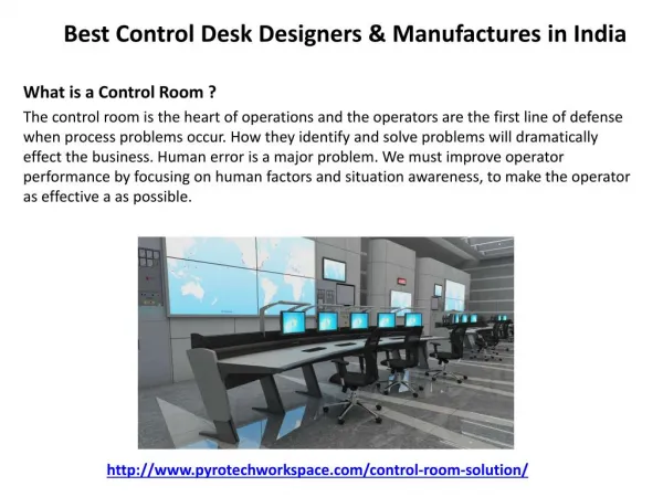 Best Control Desk Designers & Manufactures in India