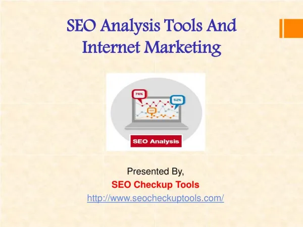 SEO Analysis Tools And Internet Marketing