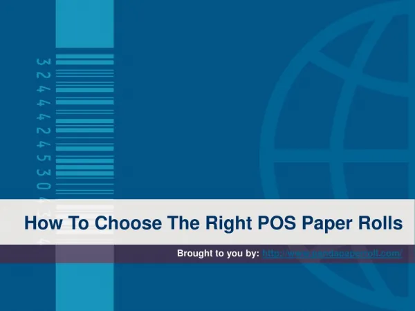 How To Choose The Right POS Paper Rolls
