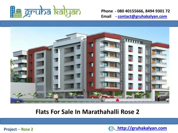 Flats For Sale in Marathahalli Rose 2