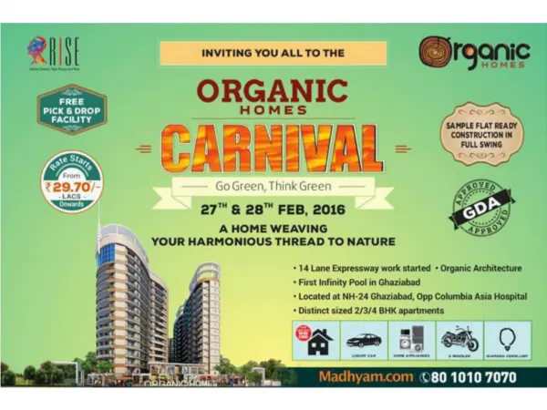 Organic Homes Carnival: 27 & 28 February