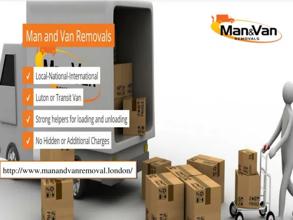 Man and van office removal London