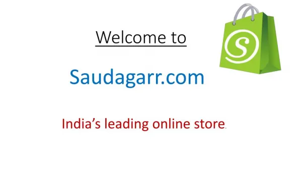Saudagarr.com-online shopping store
