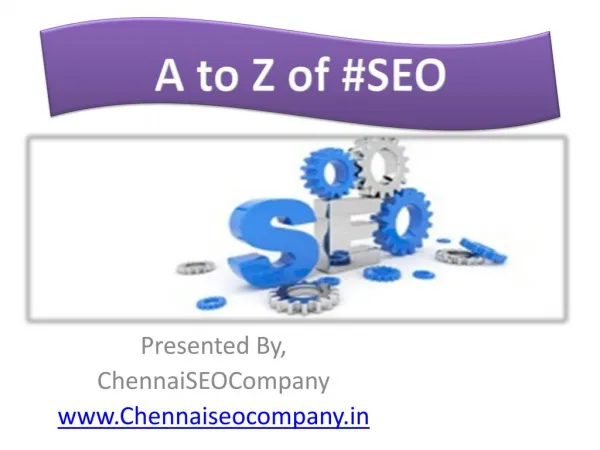 A to Z of #SEO