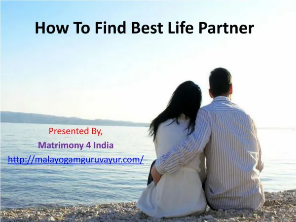 How to find Best Life Partner