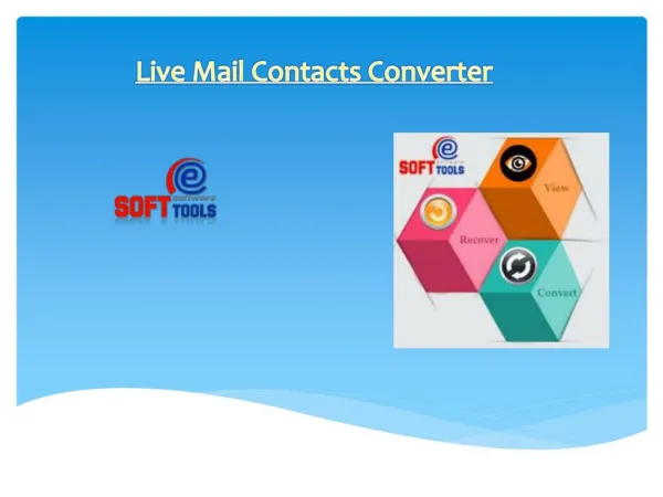 Live Mail Contacts Converter