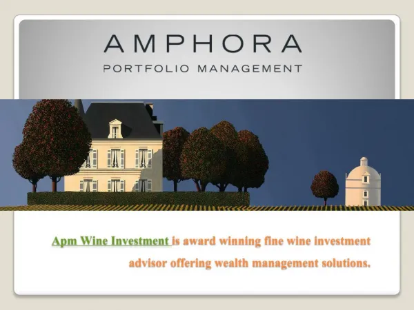 Amphora Portfolio Management Website
