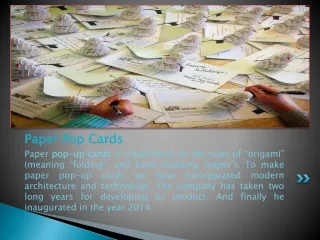 Unique designed pop up cards - slide 1