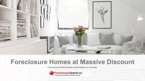 Foreclosure Home Listing