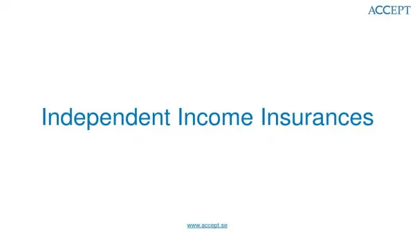 Independent Income Insurances