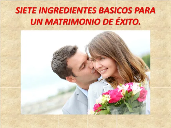 matrimonio feliz