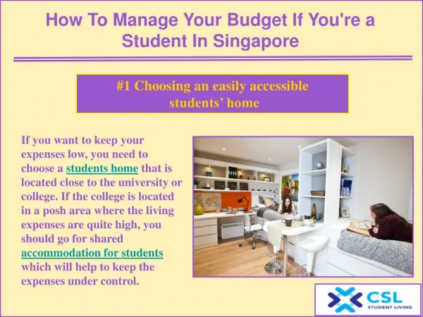 How to manage your budget if you're a student in Singapore