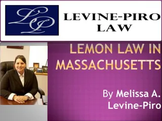 LEMON LAW - slide 1
