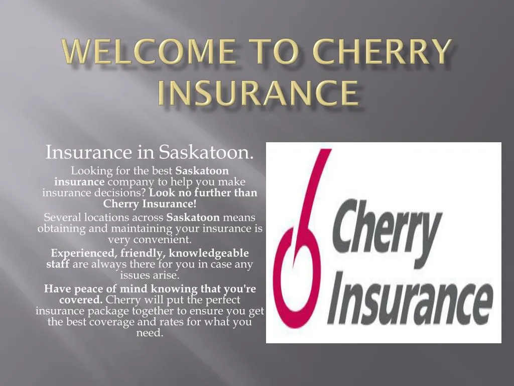 welcome to cherry insurance
