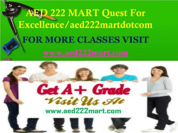 AED 222 MART Quest For Excellence/aed222martdotcom