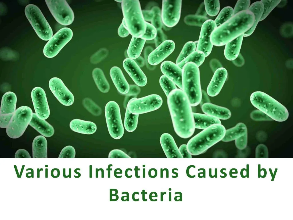 various infections caused by bacteria