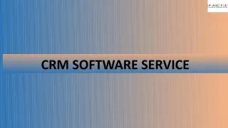CRM Software Services - slide 1