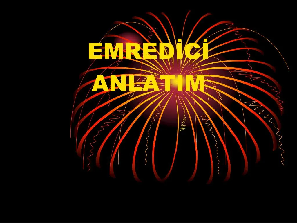 emred c anlatim