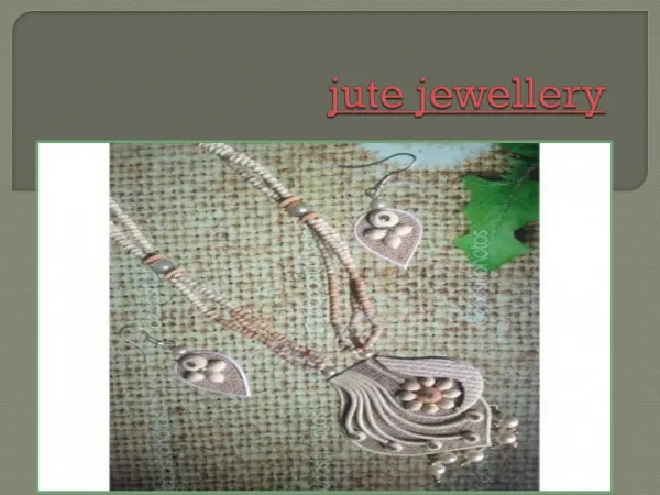 jute jewellery online