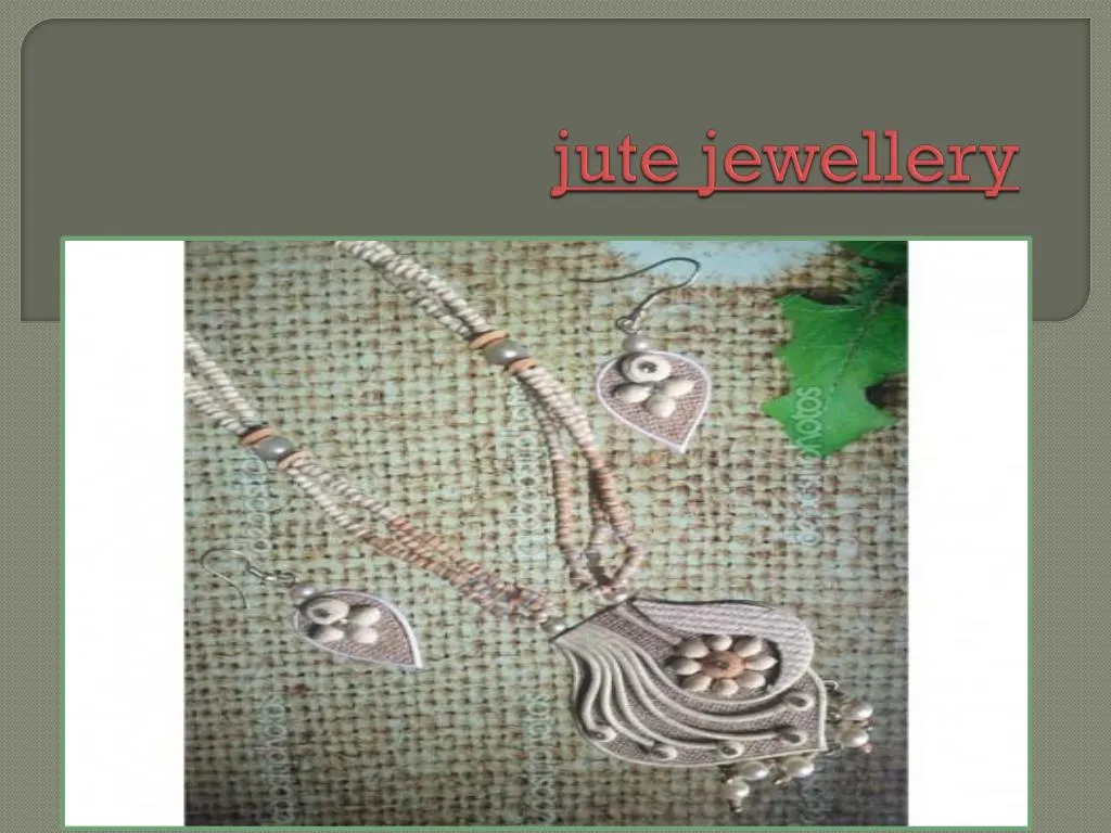 jute jewellery