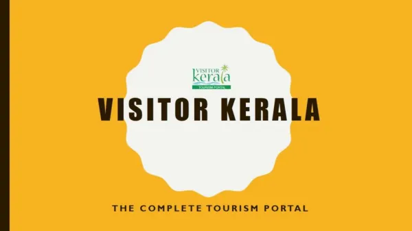 Visitorkerala Tourism Portal