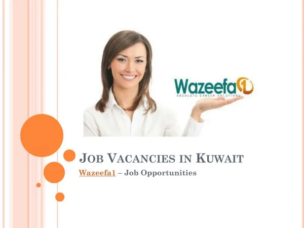 Best Job Vacancies and Opportunities in Kuwait