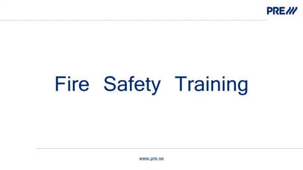 Fire Safety training