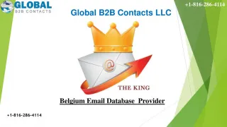 Belgium Email Database - slide 1