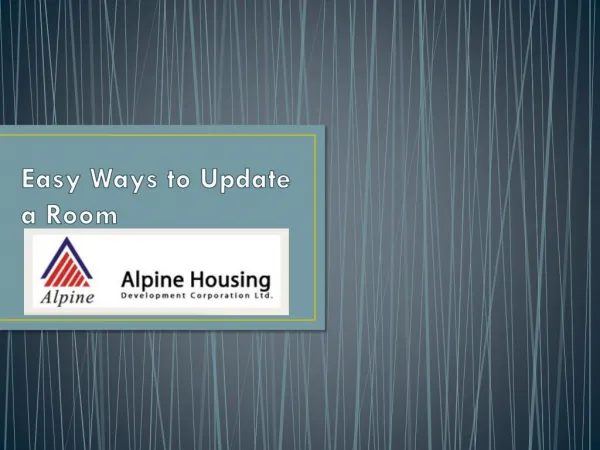 Alpine Housing - Easy Ways to Update a Room