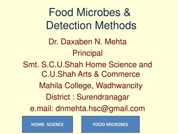 food microbes