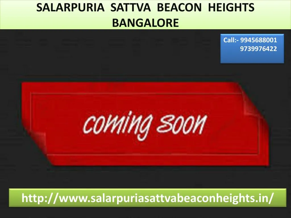 salarpuria sattva beacon heights bangalore