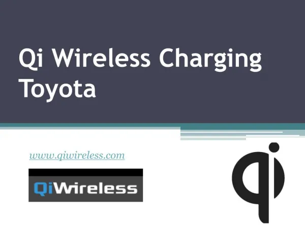 Best Qi Wireless Charging Toyota - www.qiwireless.com