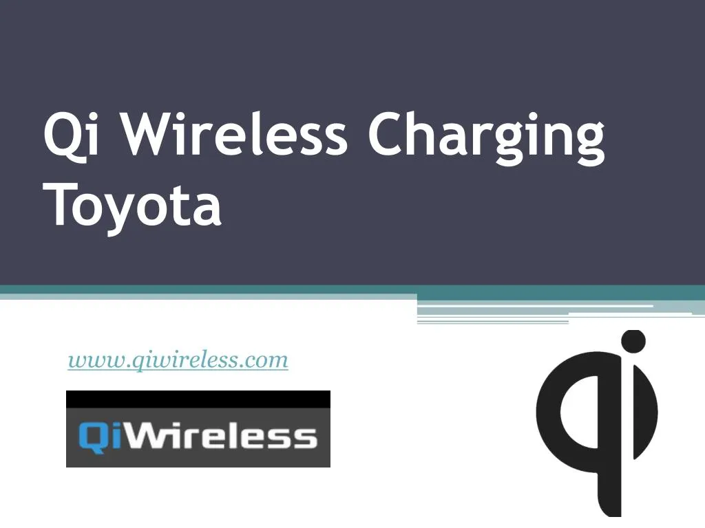 qi wireless charging toyota