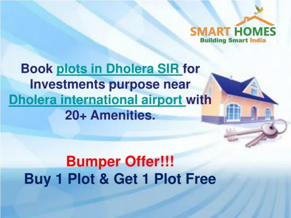 Buy 1 Plot & Get 1 Free- Plots in Dholera SIR