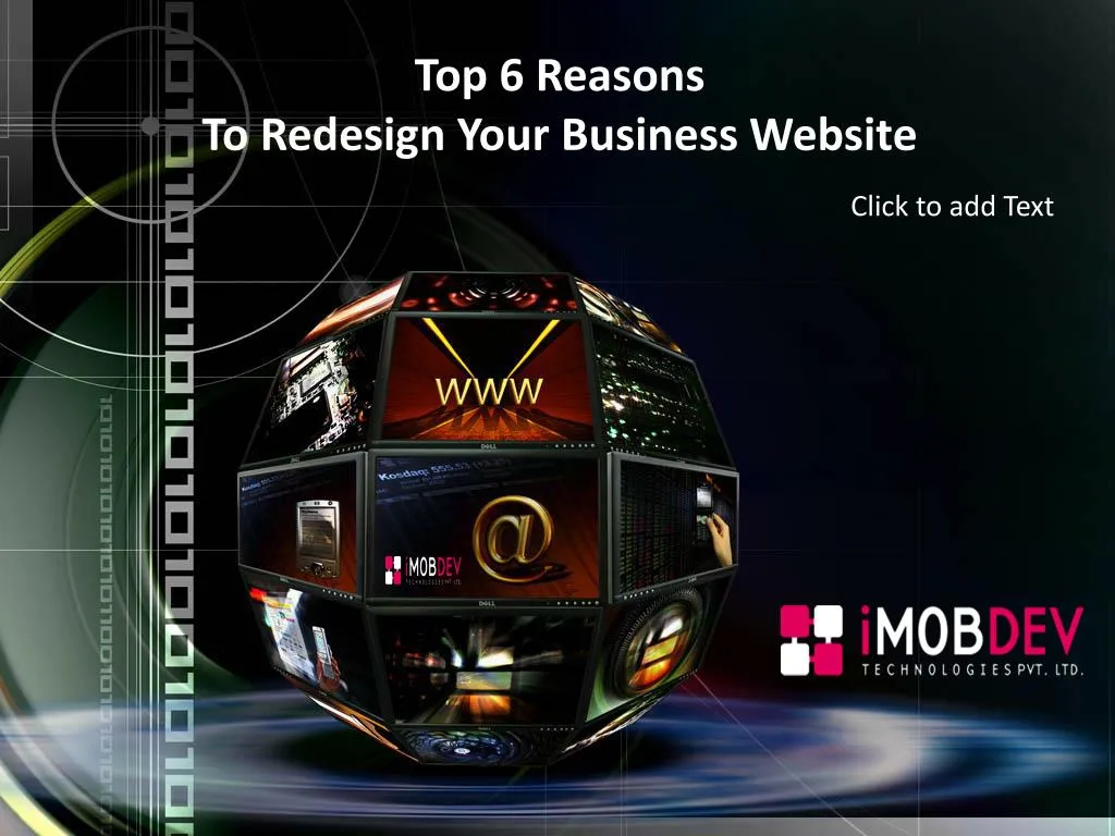 top 6 reasons to redesign your business website