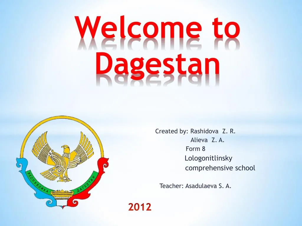 welcome to dagestan