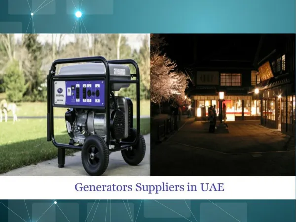 Generator Suppliers in UAE