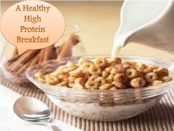A Healthy High Protein Low Carb Breakfast